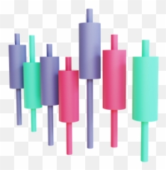 Candlestick Icon - Download in Colored Outline Style Cylinder png