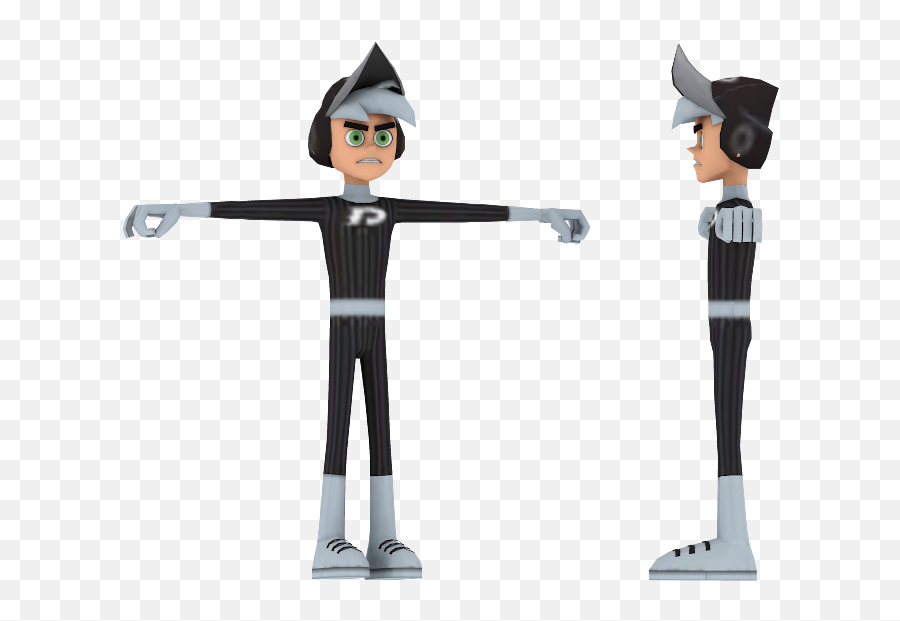 Wii - Nicktoons Mlb Danny Phantom The Models Resource Danny Phantom 3d Model Png,Danny Phantom Png