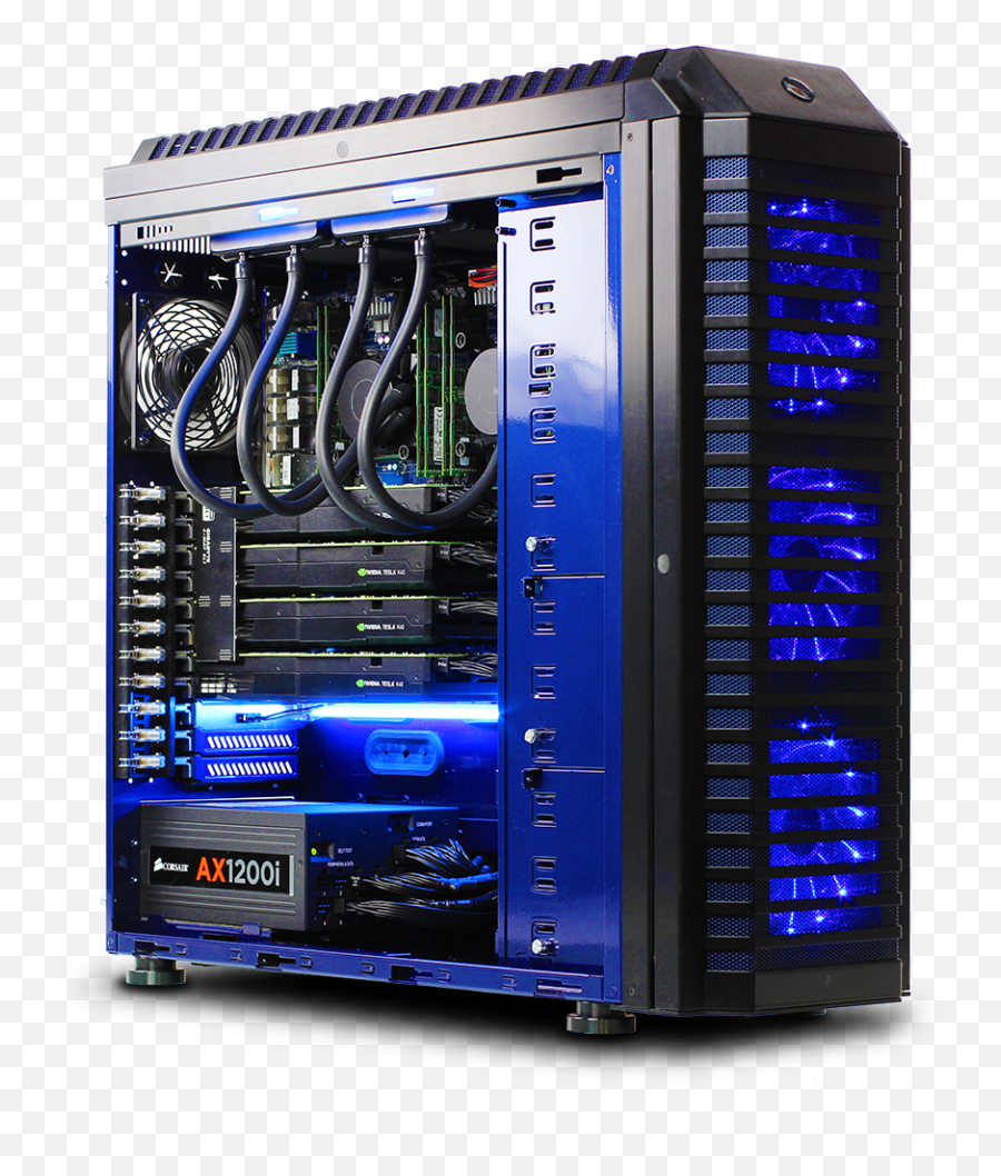 Filequad - Nvidiateslak40gpuacceleratorpersonal Supercomputer Png,Nvidia Png