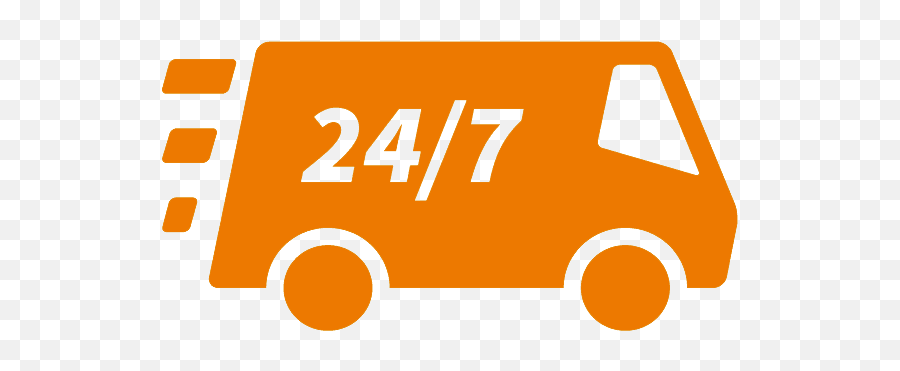 With Dedicated Vehicles We Provide Person To - 24 7 24 7 Delivery Icon Png,24 7 Icon