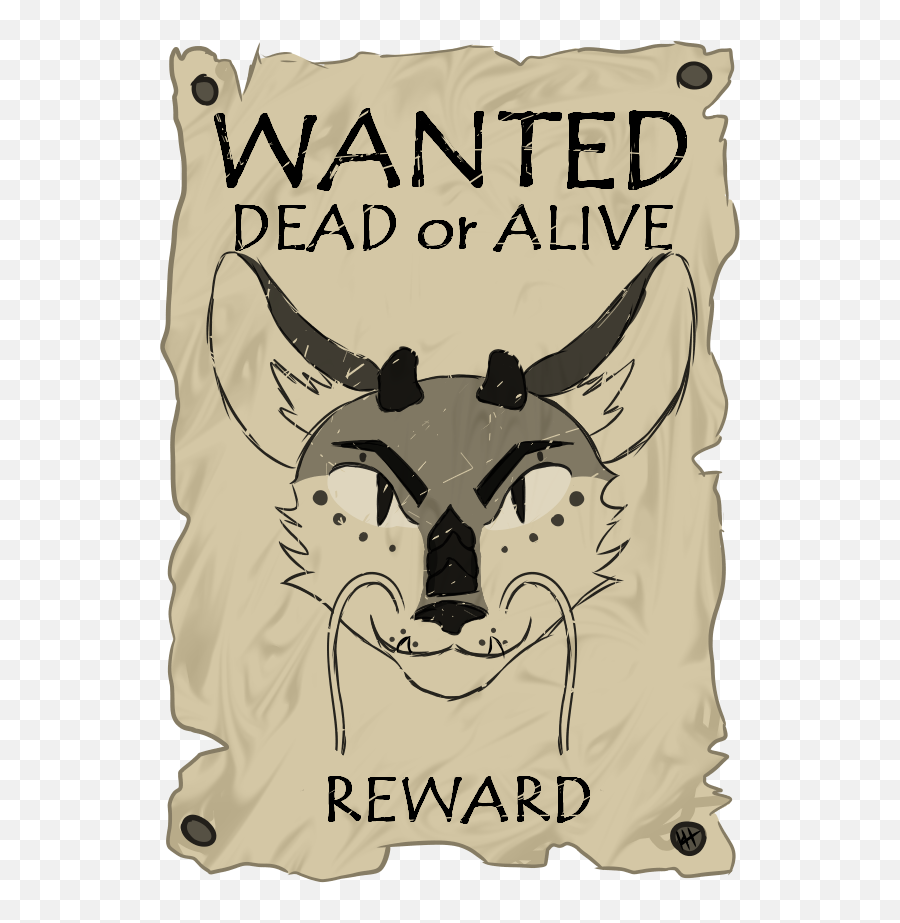Wanted Poster 2 By Nogoattaco - Fur Affinity Dot Net Poster Png,Wanted Poster Png