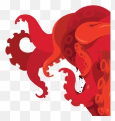Squ - Cartoon Octopus Tentacles Transparent png