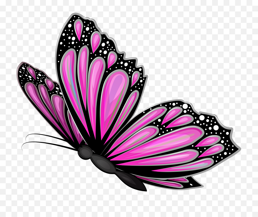 Pink Png And Vectors For Free Download - Dlpngcom Pink Butterfly Clipart Transparent Background,Scrunchie Png