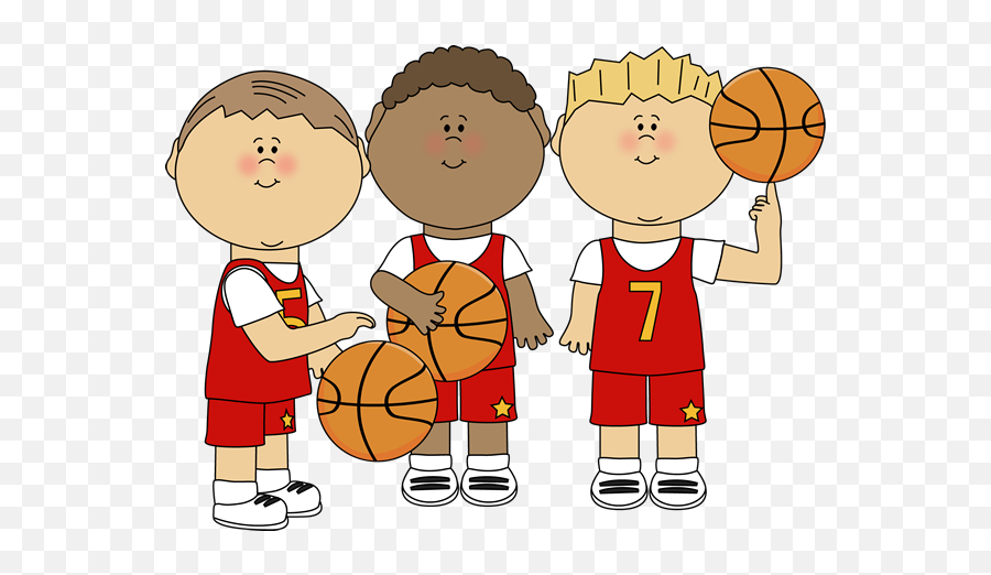 Boy Basketball Players Clip Art - Boy Basketball Players Image Kid Basketball Clip Art Png,Basketball Players Png