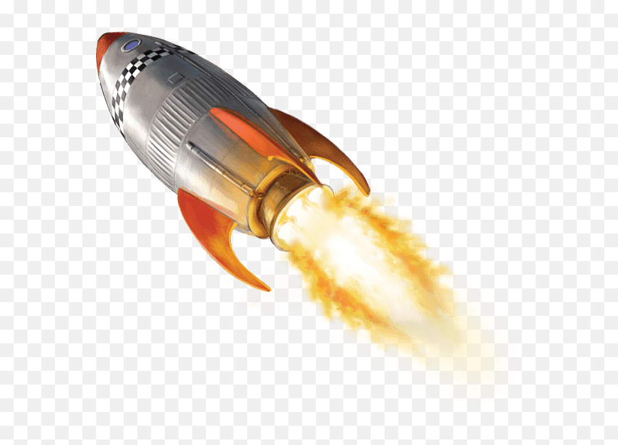 Rocket Png Transparent Image - Rocket On Fire Png,Rocket Png