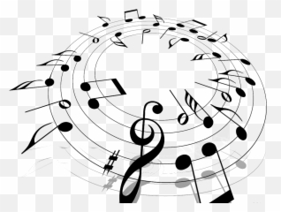 Notes Vector Pattern Transparent Png - Music Symbols Background