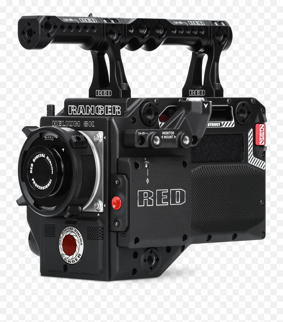 Cameras Camcorders Red Digital Cinema Ranger With - Red Ranger Helium Png,Red Camera Png