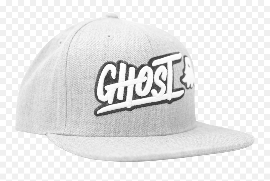 Ghost Logo Heather Gray Snapback - Ghost Amino Bcaas Baseball Cap Png,Ghost Recon Wildlands Logo Png
