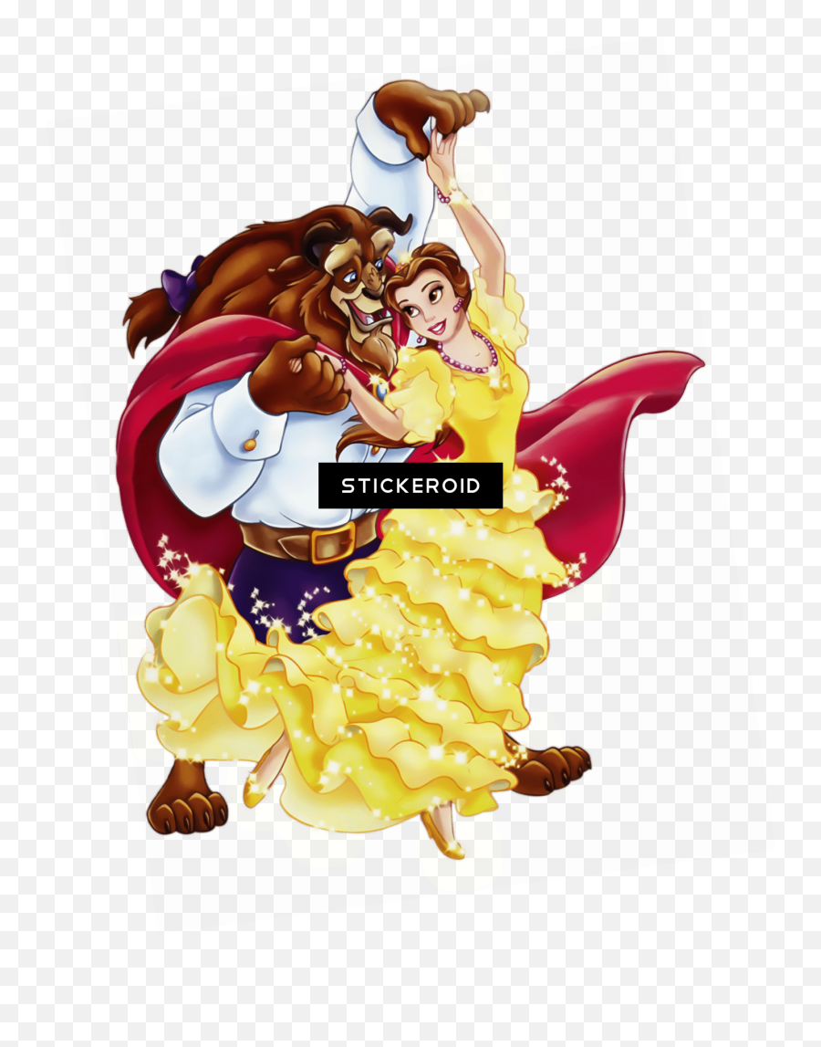 Gambar Beauty And The Beast Png - Beauty And The Beast Cartoon Belle,Beauty And The Beast Png
