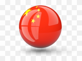 China Flag Icon Png - Transparent Round China Flag,Chinese Flag Png