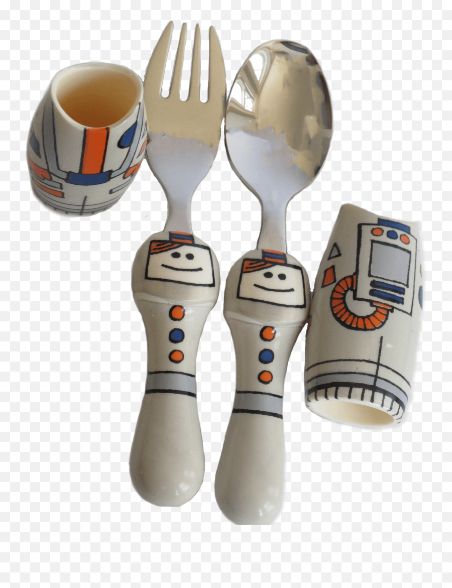 Astronaut Fork Spoon Set - Spoon Png,Wooden Spoon Png