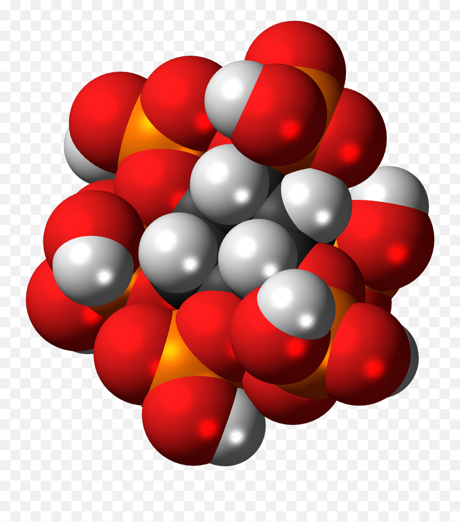 Filephytic Acid Molecule Spacefillpng - Wikipedia Illustration,Molecule Png