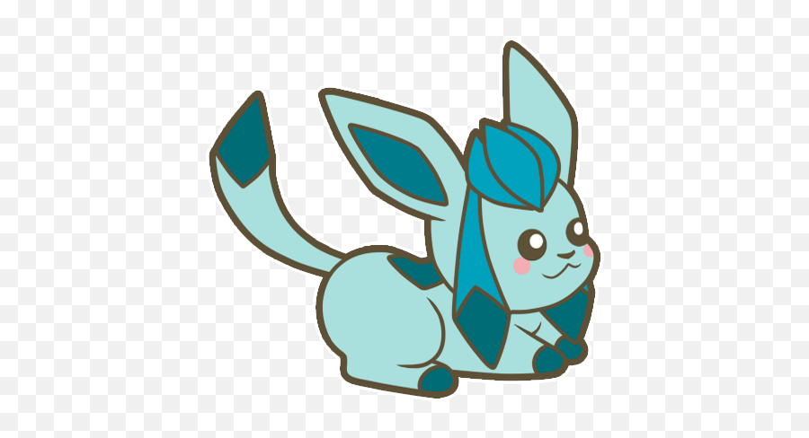 Transparent Glaceon Gif - Glaceon Chibi Png,Glaceon Png