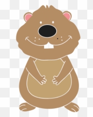 Groundhog Day Cartoon Head Nose For - Groundhog Day Png,Groundhog Png