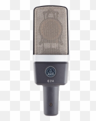 Akg C214 Condenser Microphone - Transparent Background png