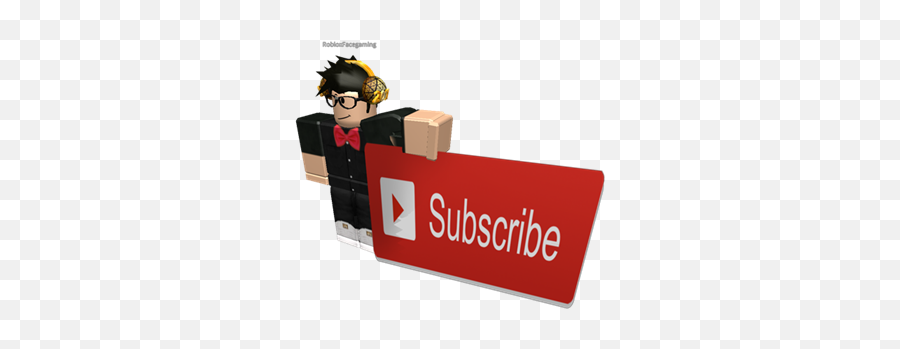Me And Subscribe Button - Roblox Subscribe Button With Cartoon Png,Subscribe Button Png