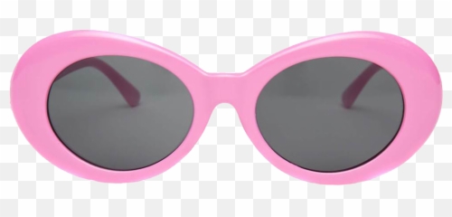 Free Clout Goggles Png Transparent - Pink Glasses