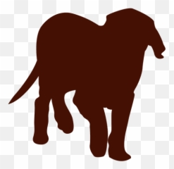 Pitbull Puppy Dog Silhouette - Clip Art Png,Pitbull Png