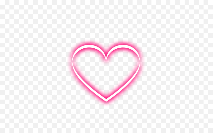 Neon Glowing Heart Png Editing - Heart,Neon Heart Png