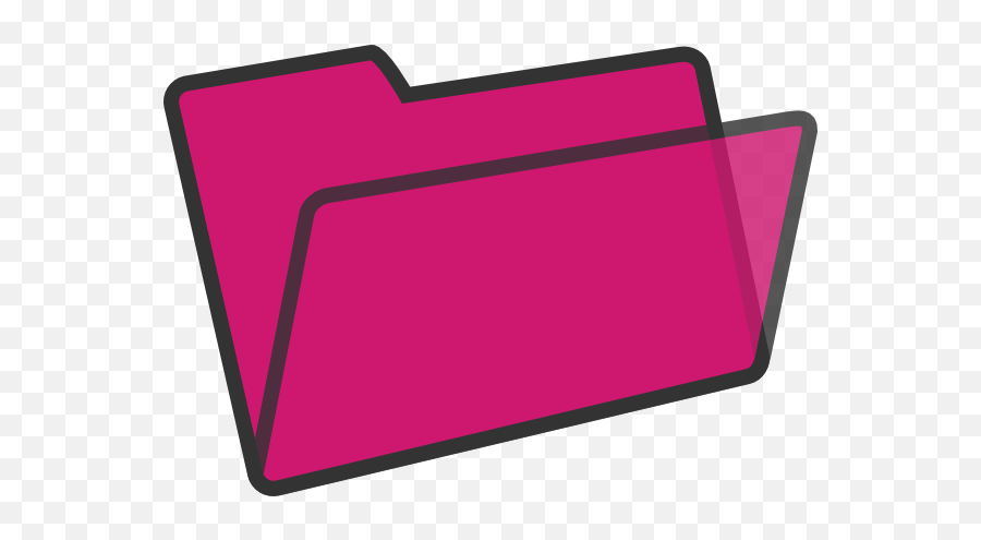 Download Clip Art - Pink File Folder Clip Art Png,Manila Folder Png