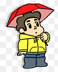 Cartoon Boy Waiting Kids Funny Clipart Sticker - New png