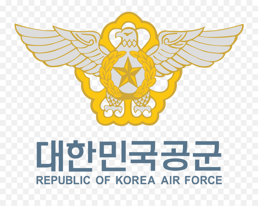 Download Hd Republic Of Korea Air Force Emblem - Republic Of Republic Of Korea Air Force Png,Air Force Logo Images