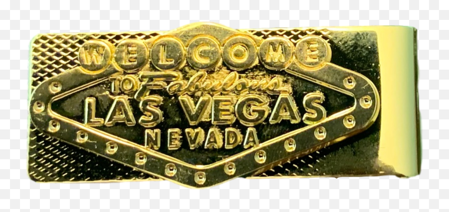 Gold Menu0027s Las Vegas Money Clip Png Sign