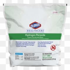 Clorox Healthcare Hydrogen Peroxide Cleaner Disinfectants 185 Wipes - Clorox Healthcare Hydrogen Peroxide Disinfecting Wipes Png,Clorox Png