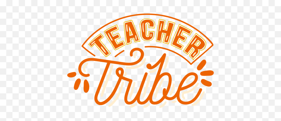 Teacher Tribe Badge Sticker - Transparent Png U0026 Svg Vector File Dot,Teachers Png