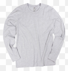 Long Sleeve Shirt Png - Heather Grey Next Level 3601 Long Long Sleeve,Long Sleeve Shirt Png