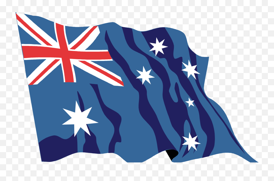 Australia Flag Waving Icon - New Zealand Flag Transparent Png,Australia Flag Png