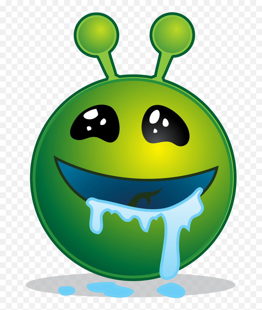 Smiley Green Alien Droling - Stage One Of Classical Conditioning Png,Alien Clipart Png