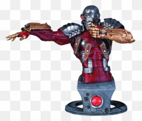 Dc Super Villains - Dc Collectibles Super Villains Deadshot Bust Png,Deadshot Png