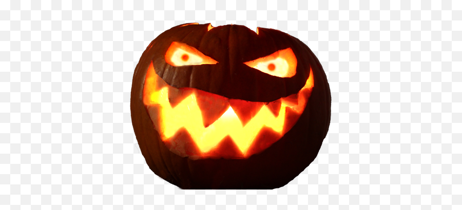 Download Halloween Pumpkin With Glowing Eyes By Astoko - Pumpkin Happy Halloween Png,Jack O Lantern Transparent Background