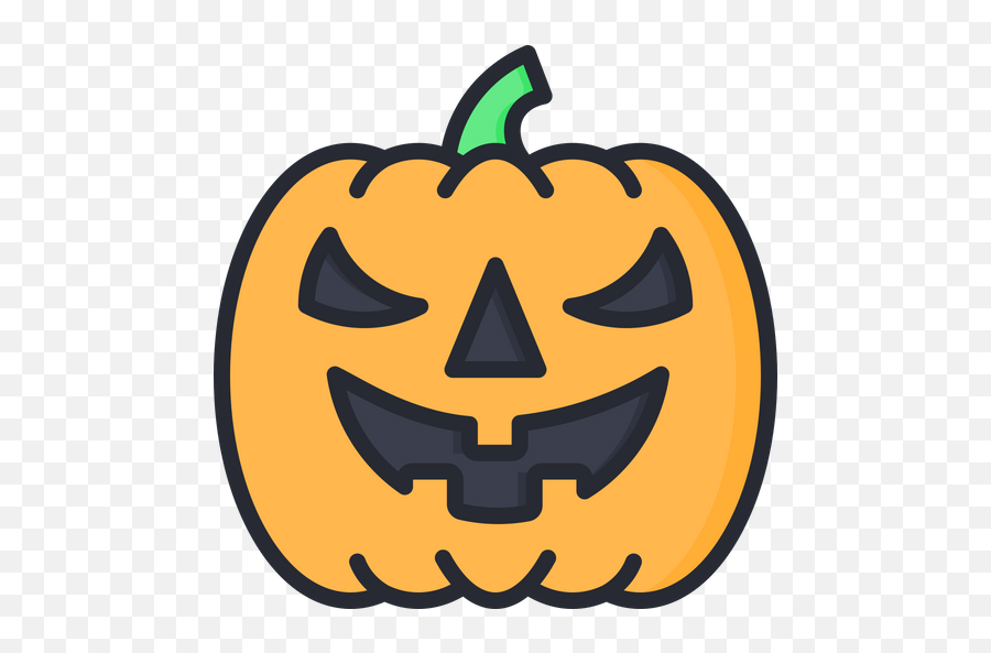 Pumpkin Icon Of Colored Outline Style - Available In Svg Happy Png,Pumpkin Head Png