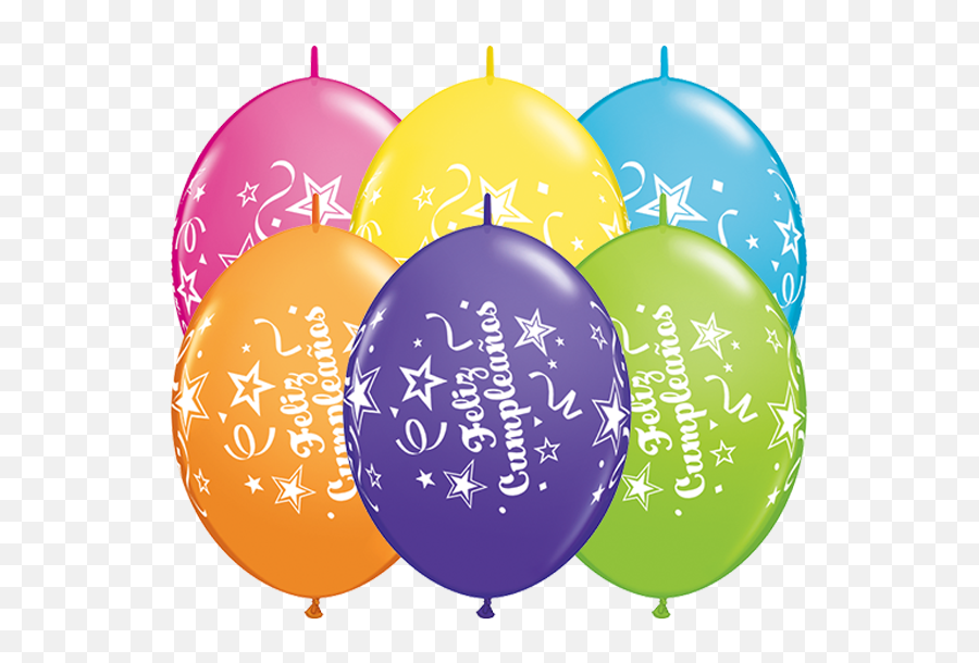 10 X 12 Feliz Cumpleanos Tropical Assorted Quick Link - Qualatex Printed Balloon Png,Feliz Cumplea?os Png