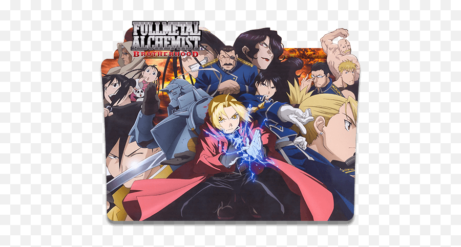 Fullmetal Alchemist Brotherhood Tv Show - Designbust Fullmetal Alchemist Folder Icon Png,Fullmetal Alchemist Transparent