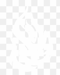 White Flames Clip Art - vector clip art online Png