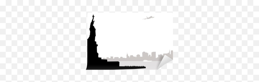 Statue Of Liberty Silhouette Wall Mural U2022 Pixers - We Live To Change Language Png,Statue Of Liberty Silhouette Png
