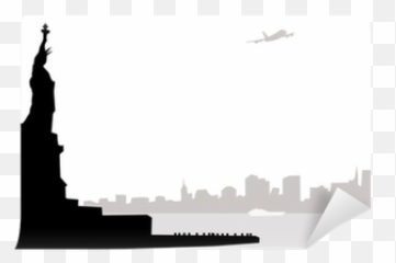 Statue Of Liberty Silhouette Wall Mural U2022 Pixers - We live to change Language png
