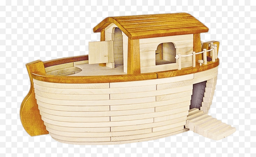 Noahs Ark Toy Replica Transparent Png - Ark Wooden Large,Ark Png