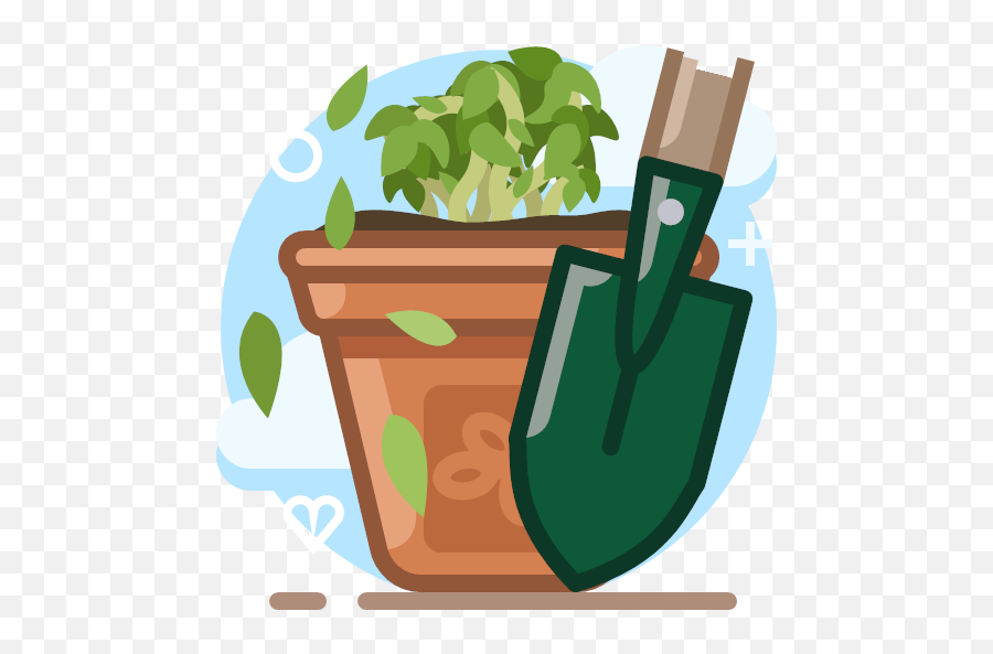 Garden Gardening Plant Pot Scoop Png Icon