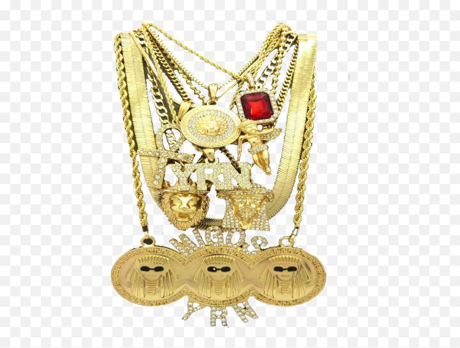 Download Migos Gold Chain - All Of Migos Chains Png,Gold Chain Png
