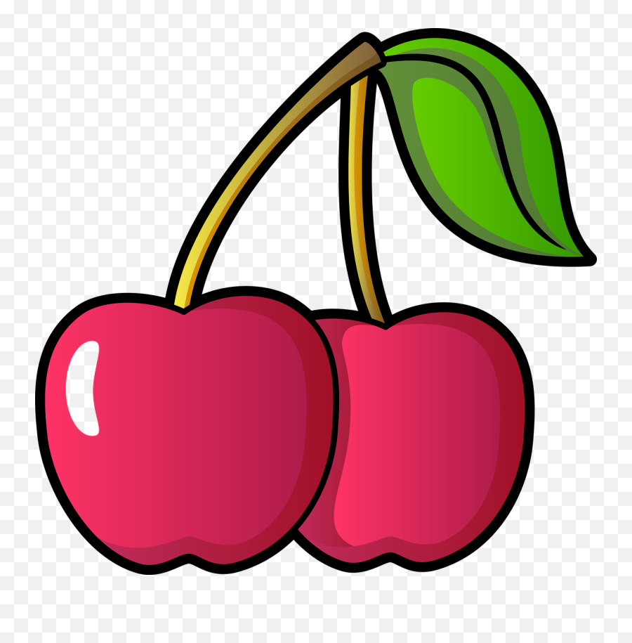 Cherry Icon Fruits - Gambar Buah Buahan Kartun Png,Fruits Icon