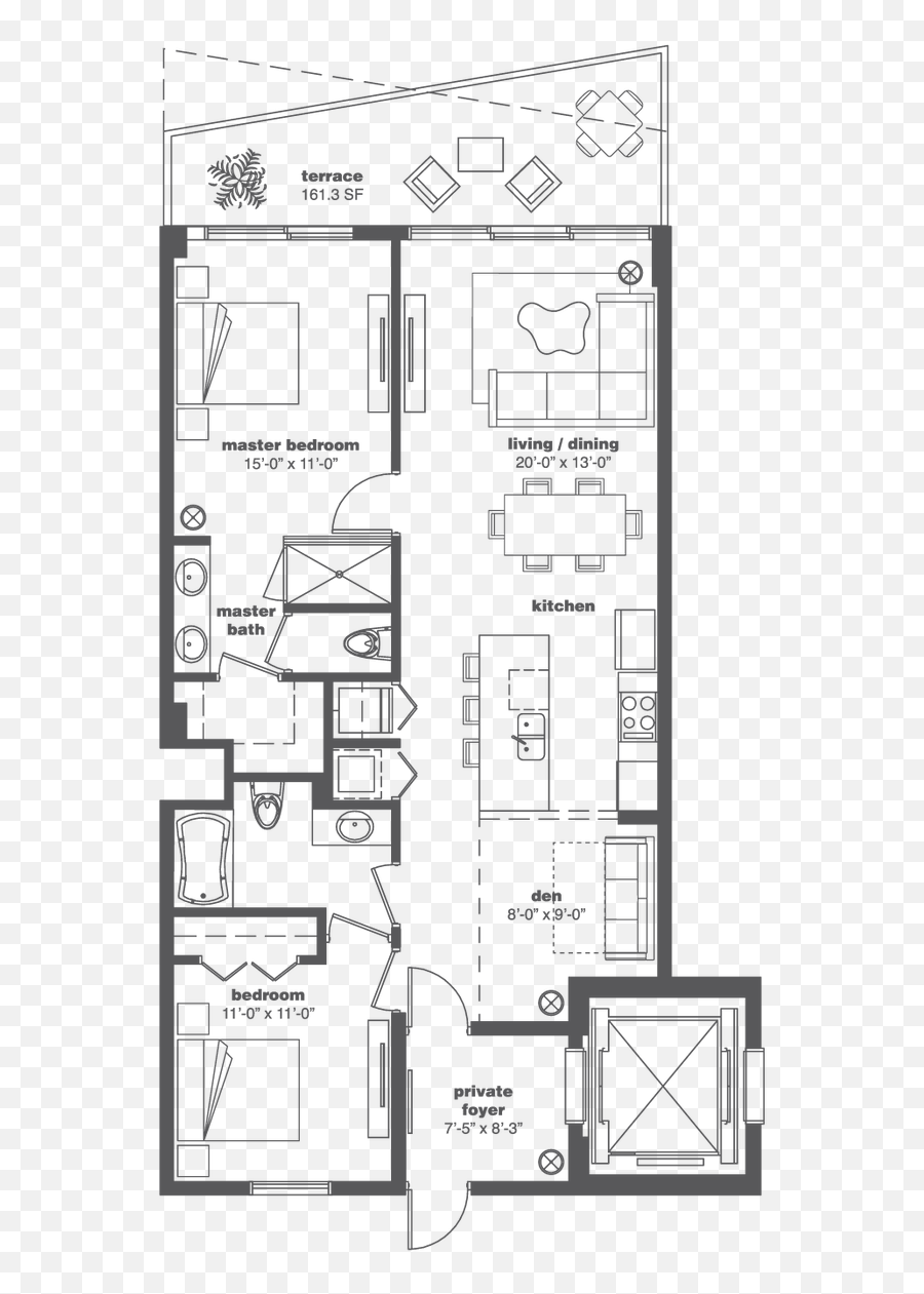 460 Ne 28th St Unit 1415 Miami Fl 33137 - Condo For Rent Icon Bay 3203 Floor Plan Png,Icon Midtown Apartments