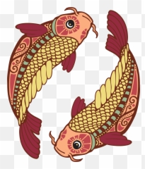Pisces Png - Two Fish Pisces Art,Vaca Png