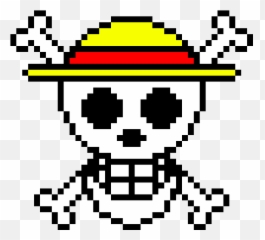 One Piece Flag Logo - One Piece Pixel Art Minecraft Png,One Piece Logo