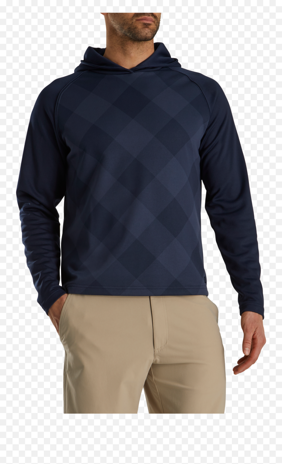 Tonal Plaid Fleece Pullover Hoodie - Footjoy Long Sleeve Png,Under Armour Womens Icon Pants