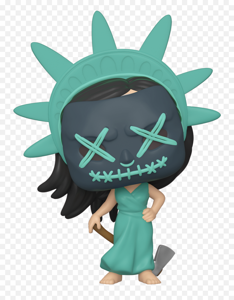 Pop Movies The Purge Lady Liberty Election Year Gamestop - Funko Pop The Purge Png,Statue Of Liberty Transparent