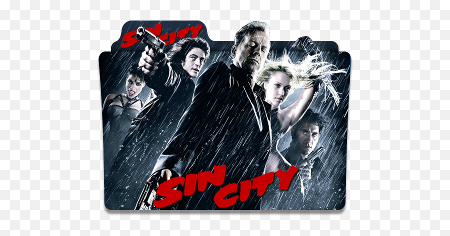 Sin City Folder Icon By Jesusofsuburbiatr - Sin City 2005 Folder Icon Png,The Icon Of Sin Or Icon Of Sin